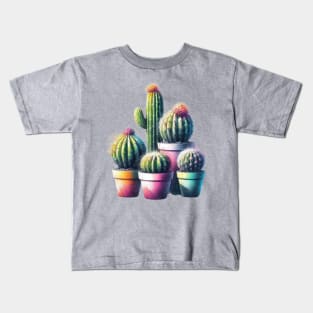 Cactus in Pots Kids T-Shirt